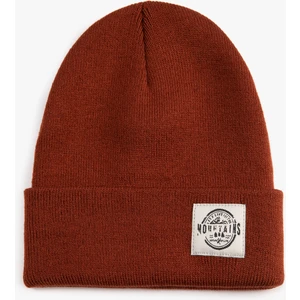 Basic Bere Manzara Etiket Baskılı Katlama Detaylı