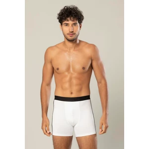 Erdem Beyaz Pamuk Elastan Uzun Boxer 1417