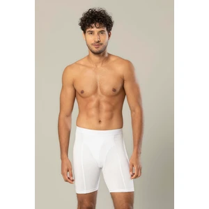 Erdem Beyaz Pamuk Elastan Uzun Boxer 1416