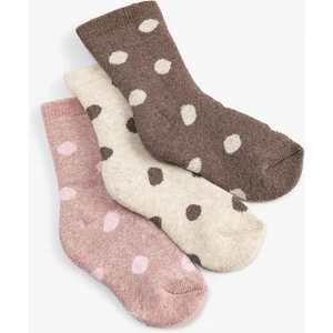 Havlu Çorap Puantiyeli Pamuk Karışımlı 2'li