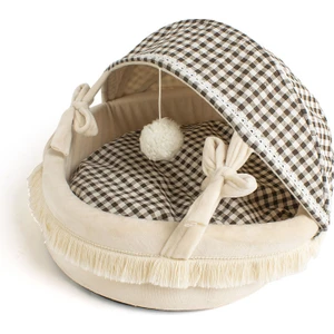 Yeni Kedi Yuvası, Güzel Görünümlü, Dört Mevsim Evrensel Kedi Yatağı, Kanepe, Yarı Kapalı Kedi Yuvası, Evcil Hayvan Malzemeleri (Yurt Dışından)