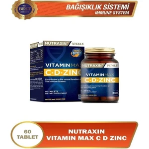 Vitamin Max C + D Zinc 60 Tablet