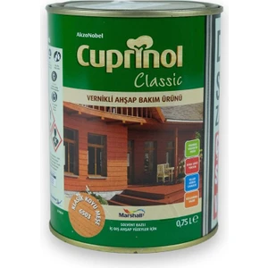 Cuprinol Vernikli Ahşap Bakım Ürünü Klasik Koyu Meşe 0,75 L