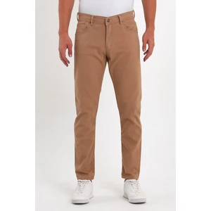Klasik 5 Cep Rahat Kalıp Chino Pantolon  Camel
