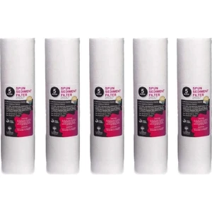 5 Adet Sediment (Spun) Filtre 10 Inç - 5 Mikron