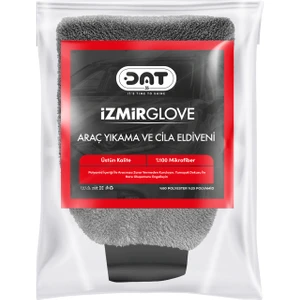 Izmirglove Gri Mikrofiber Oto Yıkama ve Araç Pasta Cila Eldiveni Araba Temizlik Bezi