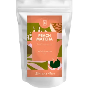 Mim and More Peach Matcha - Şeftali Aromalı Matcha, 50 Gr
