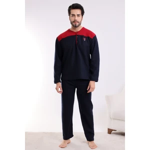 Falkon 7204 Polar Kışlık Erkek Ev Pijama Takımı Uyku Takımı