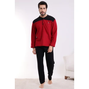 Falkon 7204 Polar Kışlık Erkek Ev Pijama Takımı Uyku Takımı