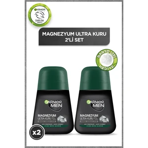 Garnier 2'li Garnier Men Magnezyum Ultra Kuru Roll On Lif Hediyeli