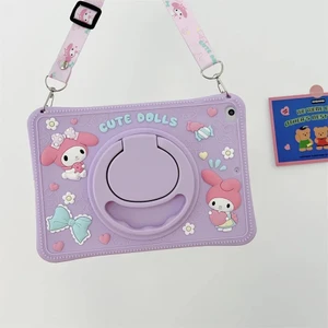 Alfa MEC Samsung Galaxy Tab A 8.0 T290 T295 T297 Uyumlu Kılıf Cute Dolls Standlı Çocuklar Için Karakterli