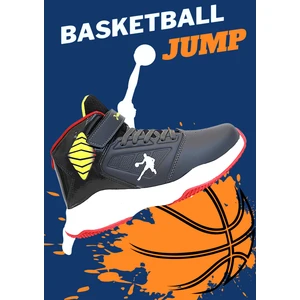 Kidessa 1755-29196 Ultra Hafif Anatomik Tabanlı Çocuk Basketbol Ayakkabısı - NKT01755-FÜME-33