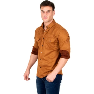 Çift Cep Süet Gömlek 2302329