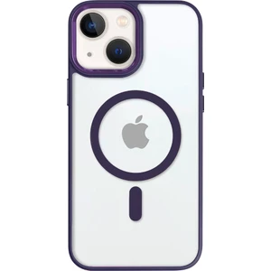 iPhone 14 Lüks Magsafe Kablosuz Şarj Mıknatıslı Mor Renkli Kılıf