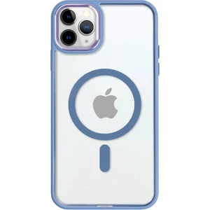 iPhone 11 Pro Lüks Magsafe Kablosuz Şarj Mıknatıslı Mavi Renkli Kılıf