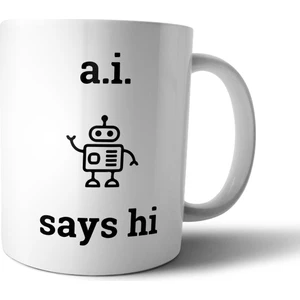 Yapay Zeka - Aı - Artificial Intelligence - Chatgpt Kupa Bardak Model 6