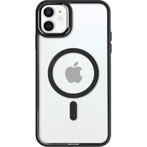 iPhone 11 Lüks Magsafe Kablosuz Şarj Mıknatıslı Siyah Renkli Kılıf