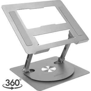 AD-RC30 360 Derece Dönebilen Ayarlanabilir Katlanabilir Metal Notebook Laptop Yükseltici Stand