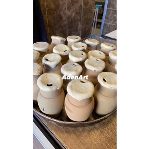 9'lu Testi Kebabı Testisi 22 cm (üstten kırmalı)