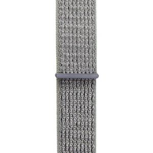 Watch Tüm Modeller Uyumlu Cırt Cırtlı Ayarlanabilir Bez Gri Kordon 38 40 41 mm