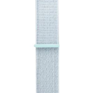 Watch Tüm Modeller Uyumlu Cırt Cırtlı Ayarlanabilir Bez Açık Mavi Kordon 38 40 41 mm