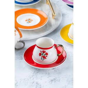 Celeste 6 Kişilik Kahve Fincanı Takımı 90 ml