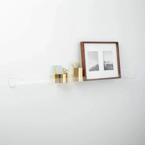 Trend Pleksi Duvar Raf (Şeffaf 40cm x 10cm)