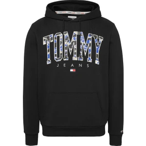 Tommy Jeans Kapüşon Yaka Siyah Erkek Sweatshırt Dm0Dm17810Bds