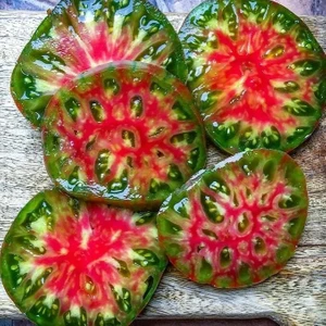 Ananas Noir Yeşil Kırmızı  Etli Domates Tohumu (15 Tohum)