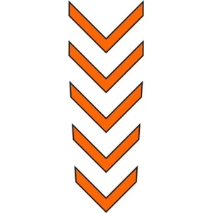 Cg Florasan Turuncu Çamurluk Üst Sticker