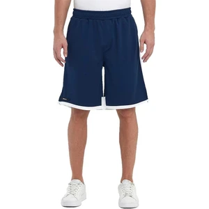 File Şeritli Jakaralı Polyester Erkek Spor Şort