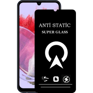 Kzy Samsung Galaxy M34 ile Uyumlu Tam Kaplayan Anti Statik Çizilmez Safir Ekran Koruyucu Cam