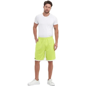 File Şeritli Jakaralı Polyester Erkek Spor Şort