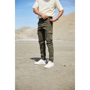 Franknes Jeans Yeni Sezon Kargo Pantolon Fermuarlı Cebli Likralı