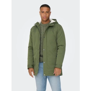 Only & Sons Erkek Parka Kaban Yeşil 22025690