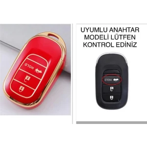 Şenyıldız Aksesuar Yeni Honda Civic Accord Hr-V Crv Sustasız Anahtar Koruma Kılıfı