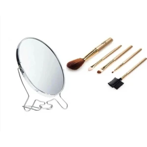 Çift Taraflı Büyüteçli 5 Inç Ayna Makyaj Aynası