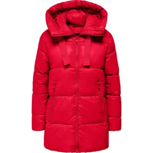 Kadın Uzun Kapüşonlu Uzun Şişme Mont 15304773