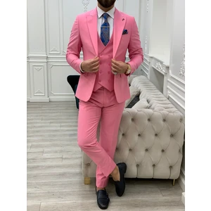 Erkek Takım Elbise Kırlangıç Yaka Italyan Kesim Slim Fit Ceket Yelek Pantolon