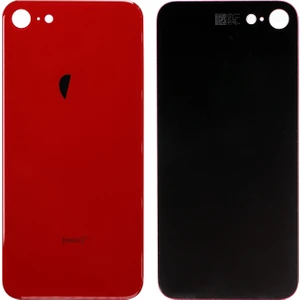 Gmr iPhone 8 Arka Pil Batarya Kapağı Kırmızı