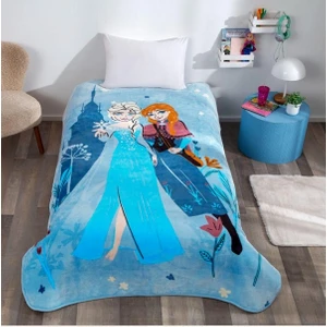 Lisanslı Disney Frozen Flower Power Tek Kişilik Battaniye