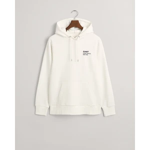 Erkek Krem Regular Fit Kapüşonlu Logolu Sweatshirt 2006070.113