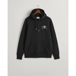 Erkek Siyah Regular Fit Kapüşonlu Logolu Sweatshirt 2047084.5