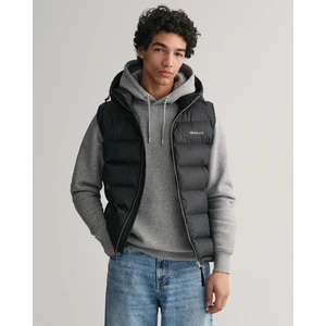 Erkek Siyah Regular Fit Kapüşonlu Yelek 7006352.5