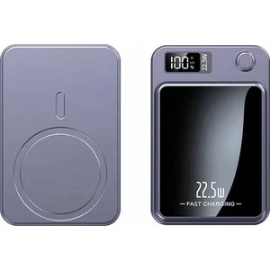 Kablosuz Şarj Güç Bankası 10000MAH 15W Manyetik Kablosuz Şarj Harici Pil iPhone 13 14 Pro Max Için Taşınabilir Güç Bankası (Yurt Dışından)