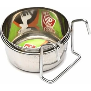 Canlı Petshop Yemlik Suluk Çelik Papağan Için Askı Aparatlı 12,5 cm