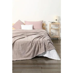 Fitilli Çift Kişilik Battaniye - Vizon Fitil 200X220