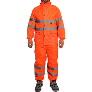 Bestguard Yağmurluk Oxford Reflektörlü Turuncu Takım
