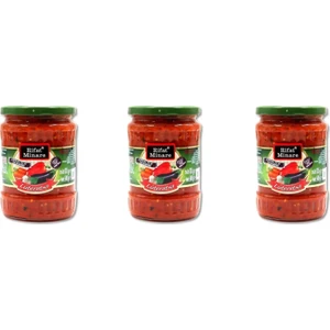 Rifat Minare Lütenitsa Kahvaltılık Balkan Sosu (Tatlı) 580 cc x 3'lü Paket