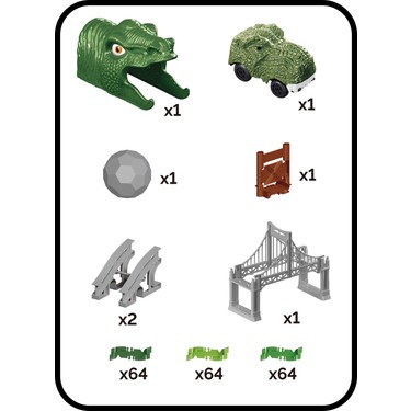 Kayyum Oyuncak Dinosour Tracks 192 Parça Dinozor Temalı Fiyatı